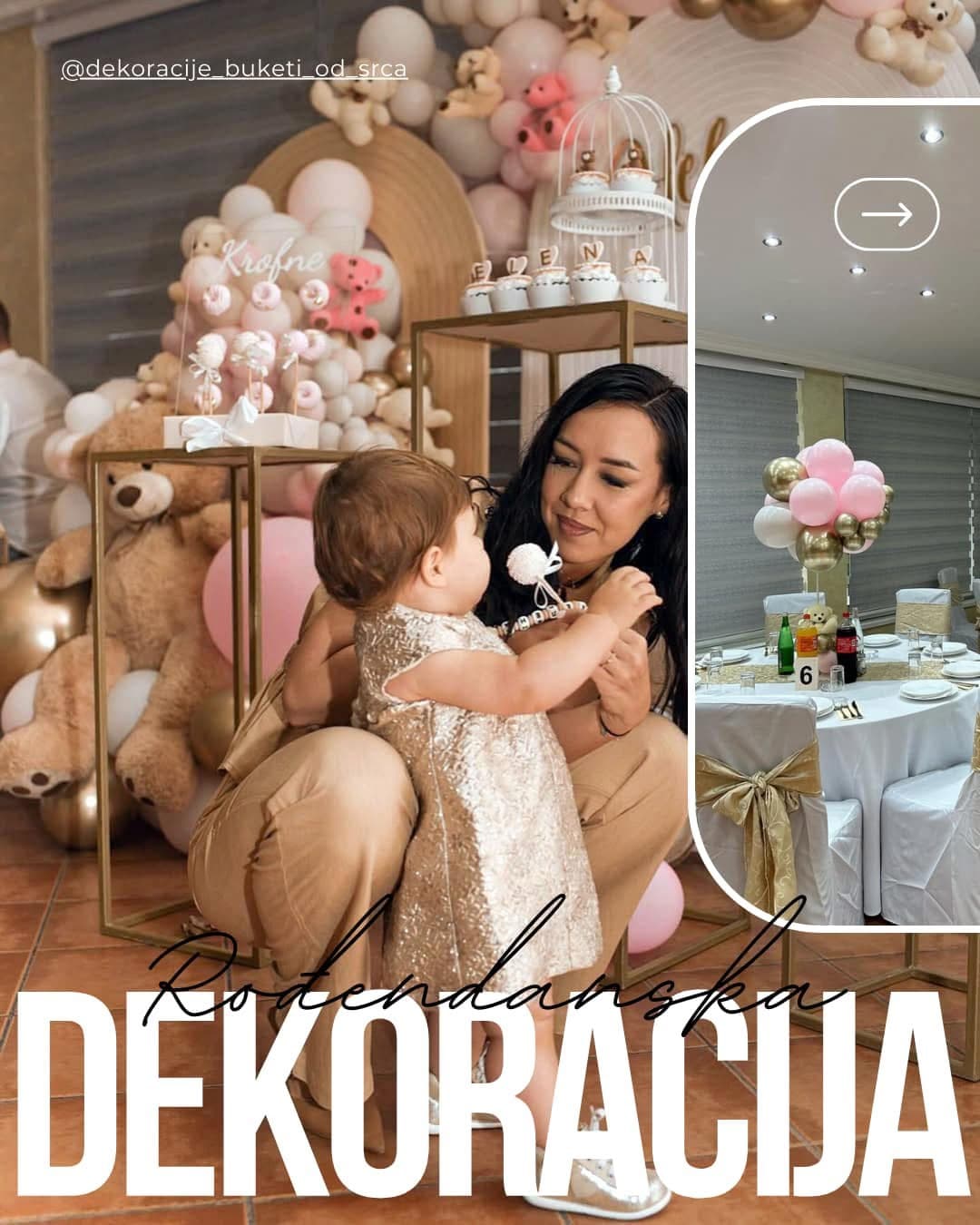 Dekoracije i buketi od srca - slika 39